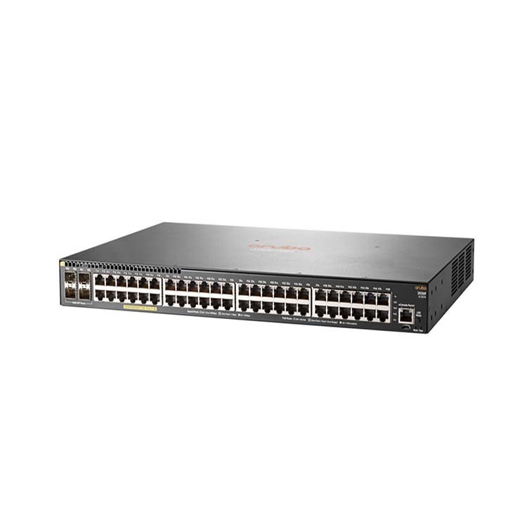 HP-JL262A#ABB Hewlett Packard Enterprise Aruba 2930F 48G PoE+ 4SFP beheerde netwerkswitch.