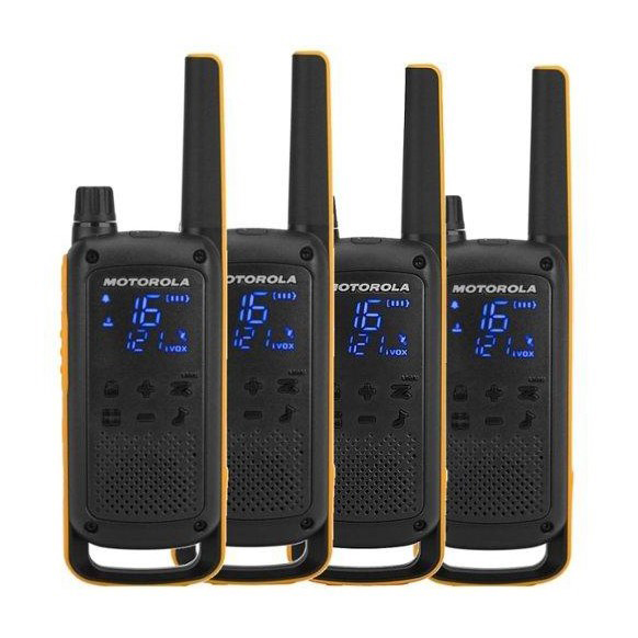 Motorola T82 Extreme Walkie-Talkies – Quad Pack | Radios | 10 km | License  Free