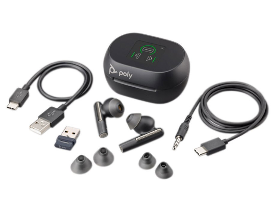 Poly Voyager Free 60+ MS Zwart USB-A