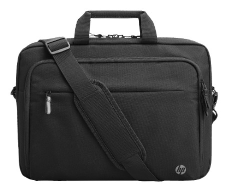 HP-3E5F8AA De HP Renew Business 15.6 Laptoptas biedt milieuvriendelijke bescherming en voldoende opbergruimte voor je laptop en accessoires, met een strak, professioneel ontwerp voor zakelijke professionals onderweg.
