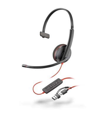 Blackwire 3210 Monaural USB-C/A