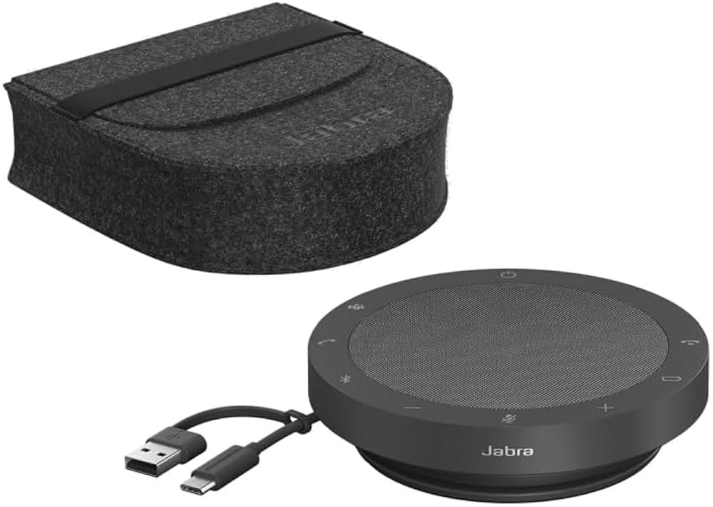 JA-2755-109 Draagbare speakerphone met Teams-certificering, full-duplex audio en USB/Bluetooth-connectiviteit voor professionele vergaderingen.