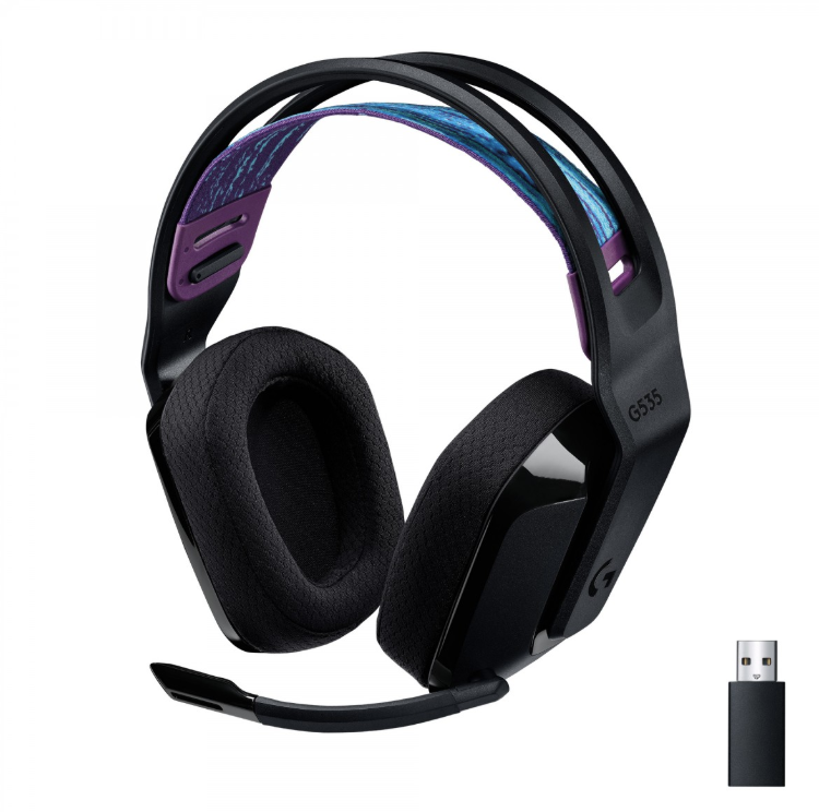 LO-981-000972 Lichtgewicht draadloze gamingheadset met LIGHTSPEED-technologie, helder geluid en verstelbare hoofdband.