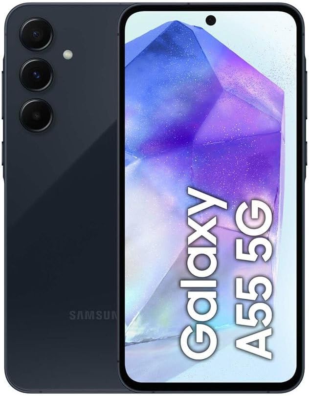SA-A556BZKAB Krachtige smartphone met 128GB opslag, AMOLED-scherm en premium design. Uitstekend voor werk, entertainment en dagelijks gebruik.
